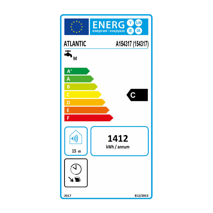 Chauffe-eau ATLANTIC ACI hybride Vertical sur socle mono ZENEO