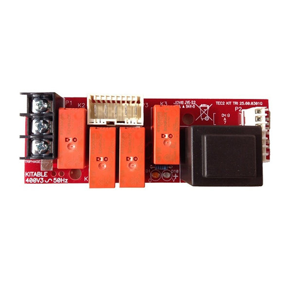 Carte électronique Kitabler, composant électrique rouge avec connecteurs et relais, couleur rouge