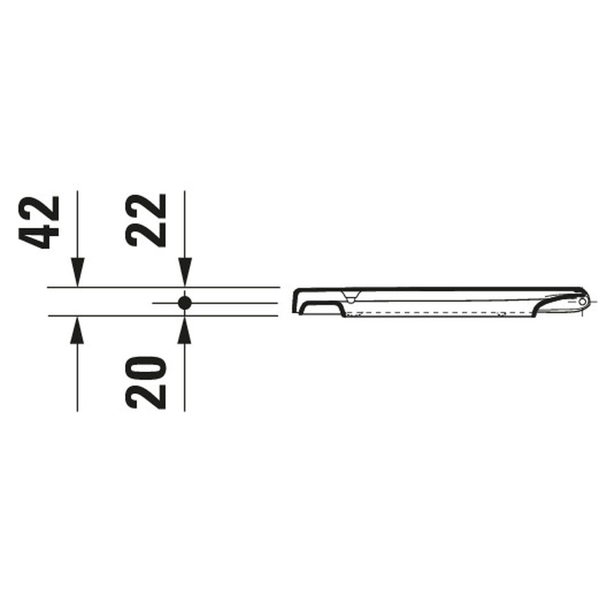 Plan technique support mural Grohe, accessoire salle de bain, couleur chromée.