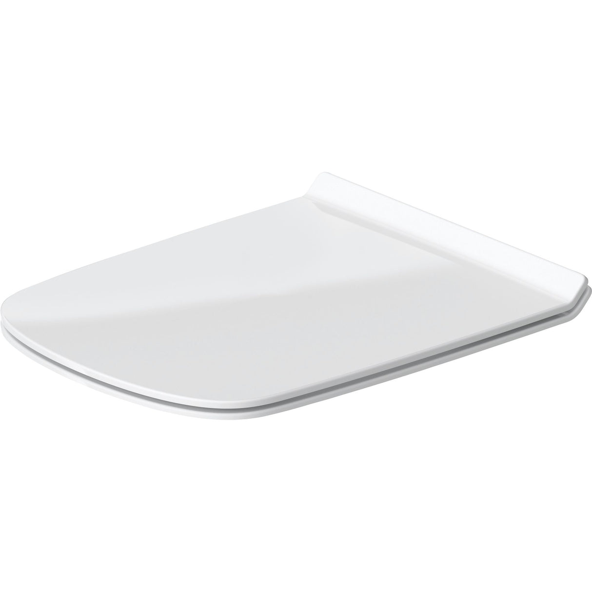 Abattant WC blanc Grohe, forme rectangulaire, design moderne, accessoire sanitaire