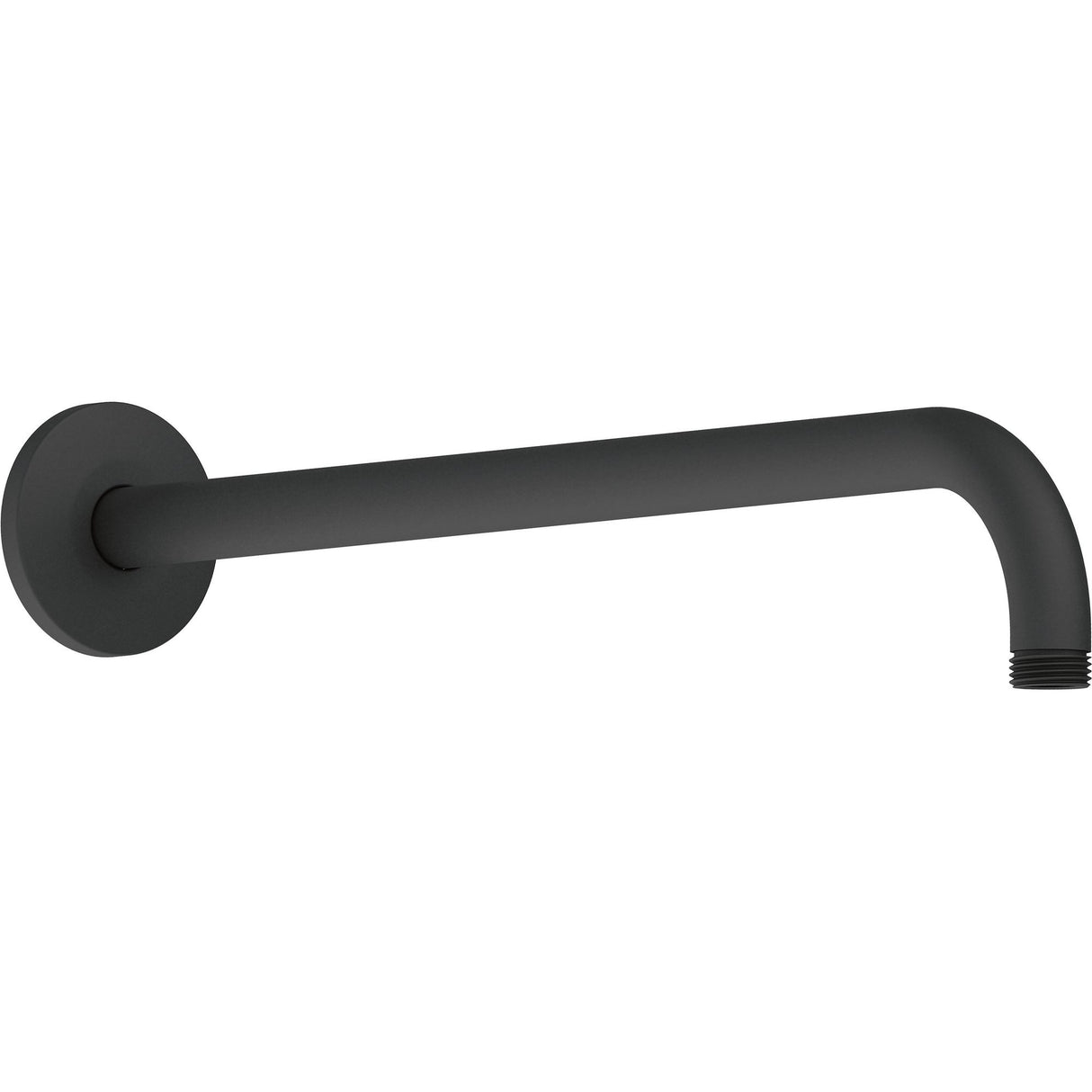 Bras de douche Grohe noir mat, accessoire salle de bain design moderne