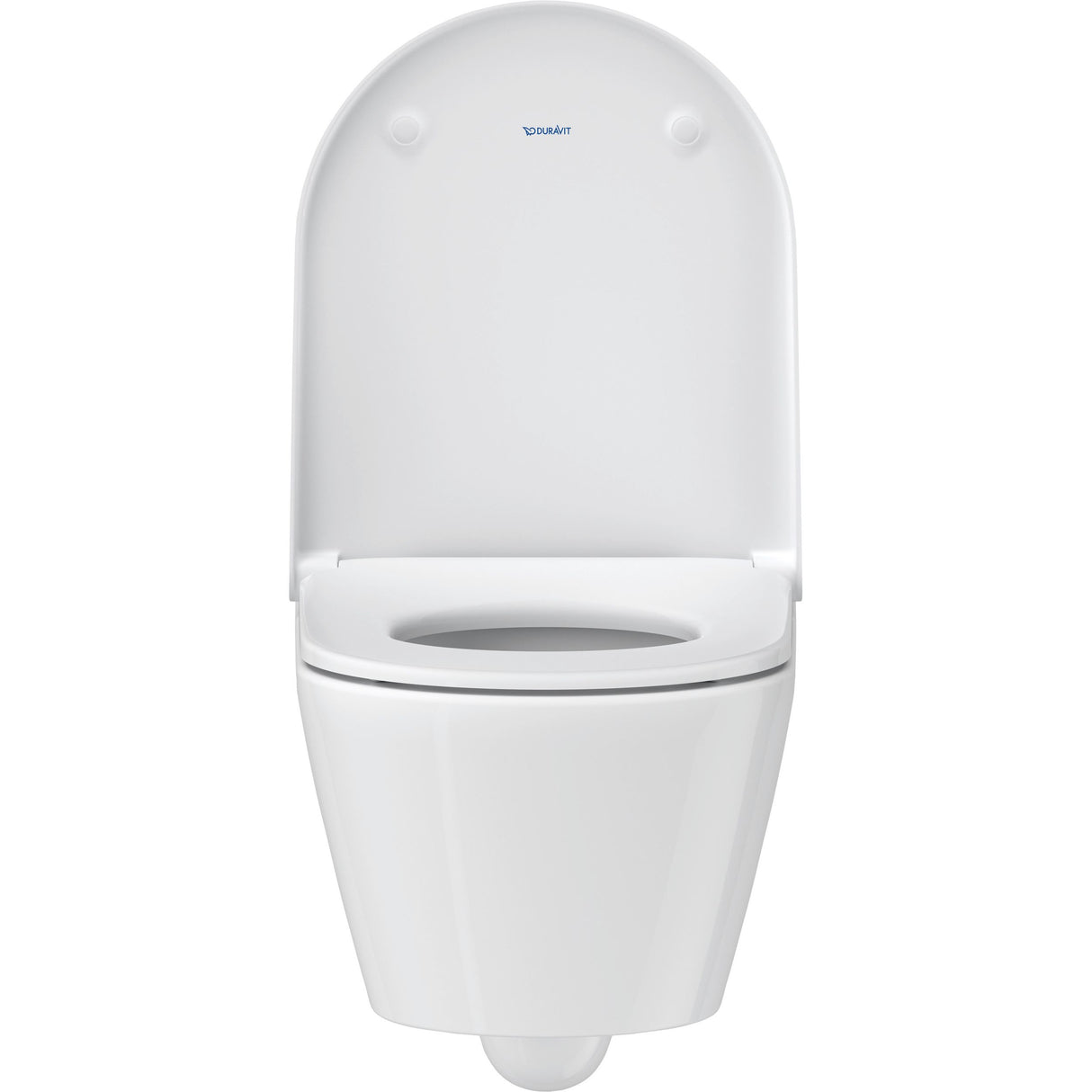 Toilette suspendue Duravit blanche, design moderne, sanitaire de salle de bain