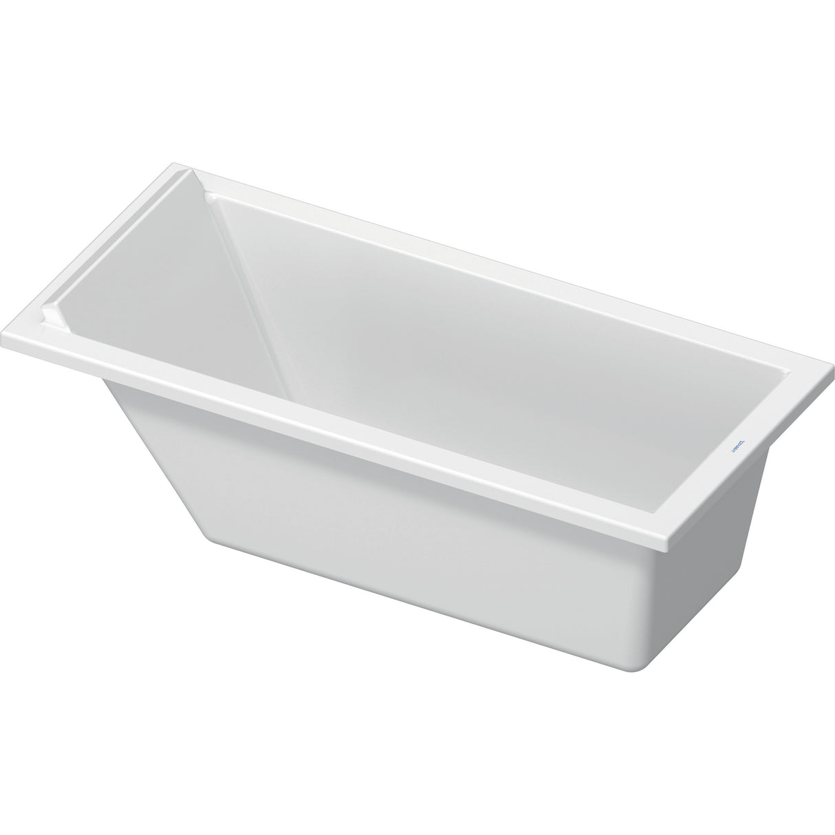 Baignoire Duravit, type rectangulaire, couleur blanche, baignoire encastrable moderne