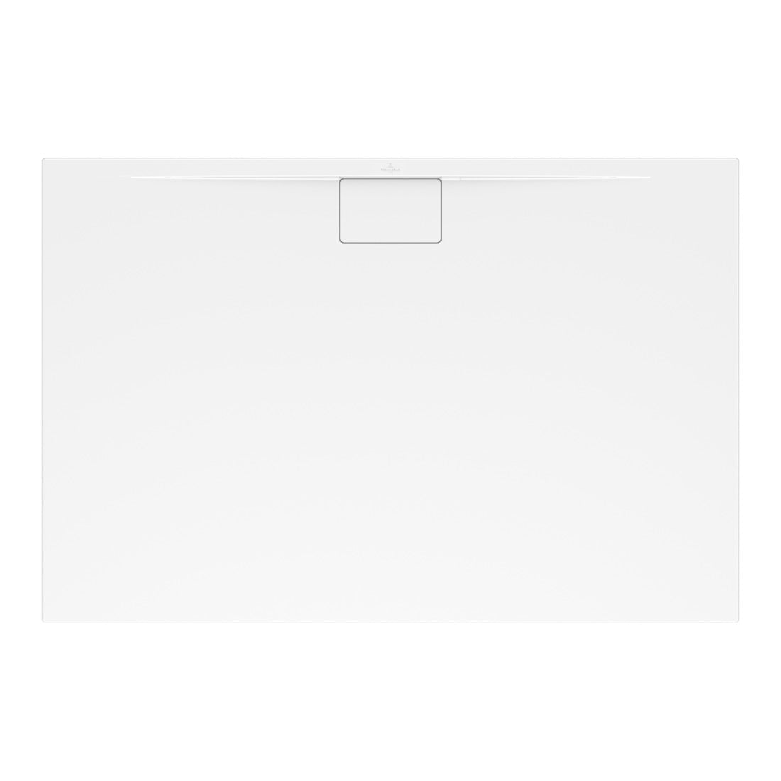 Receveur de douche blanc Villeroy & Boch, rectangulaire et moderne.