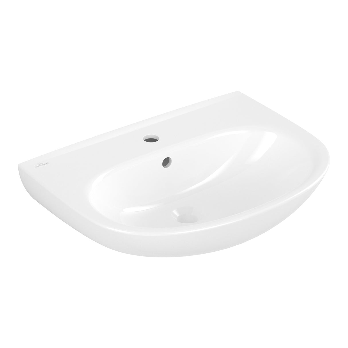 Lavabo blanc Villeroy & Boch en céramique, vasque sanitaire moderne