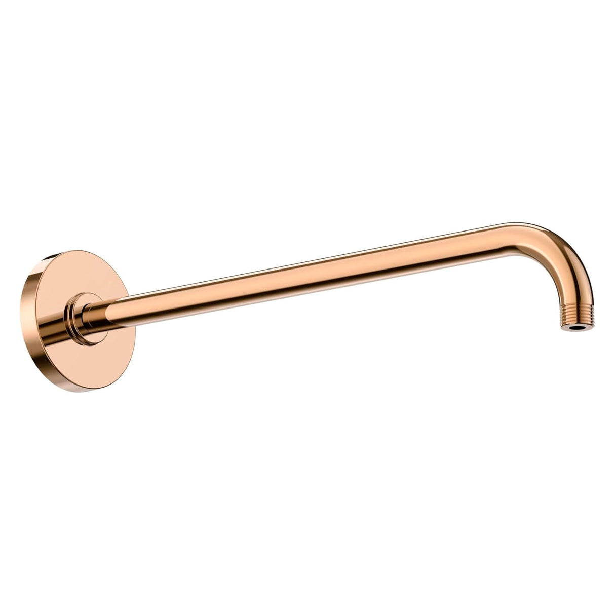 Bras de douche Grohe cuivre, accessoire salle de bain, finition cuivrée brillante