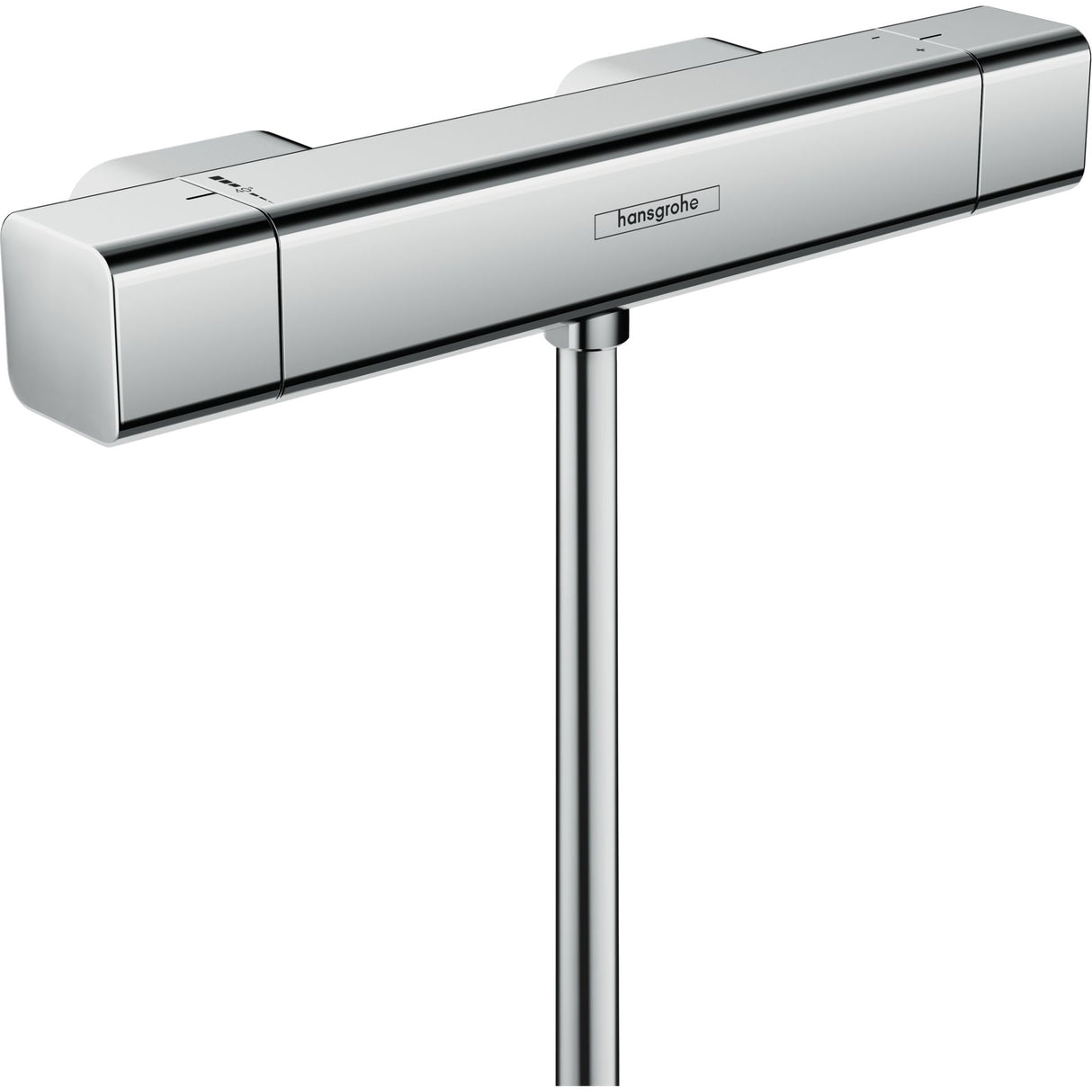Mitigeur thermostatique Hansgrohe, robinet de douche, couleur chrome brillant