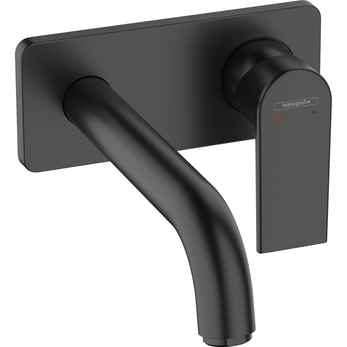 Mitigeur mural Hansgrohe noir pour lavabo, robinet moderne sanitaire
