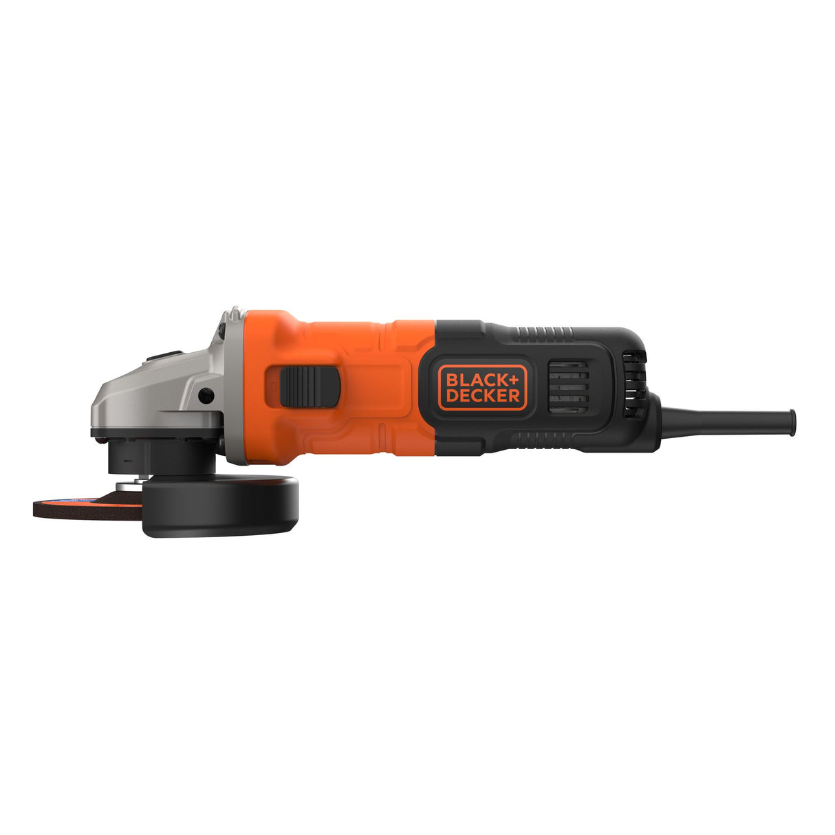 Meuleuse angulaire BLACK+DECKER, outil électroportatif orange et noir