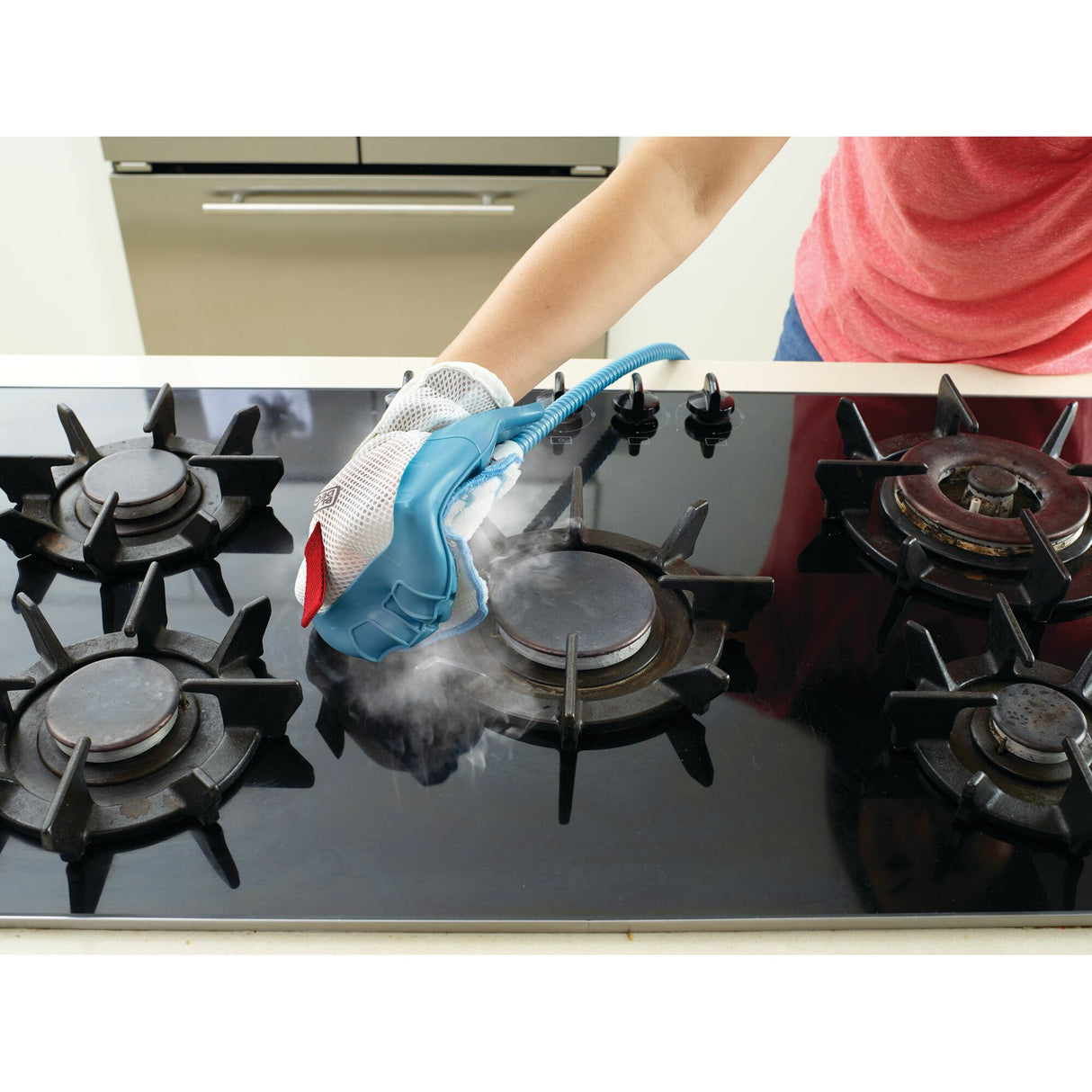 Balai vapeur 1600W - Multifonction avec gant Steamitt - 12 Accessoires - BHSM168DSM-QS