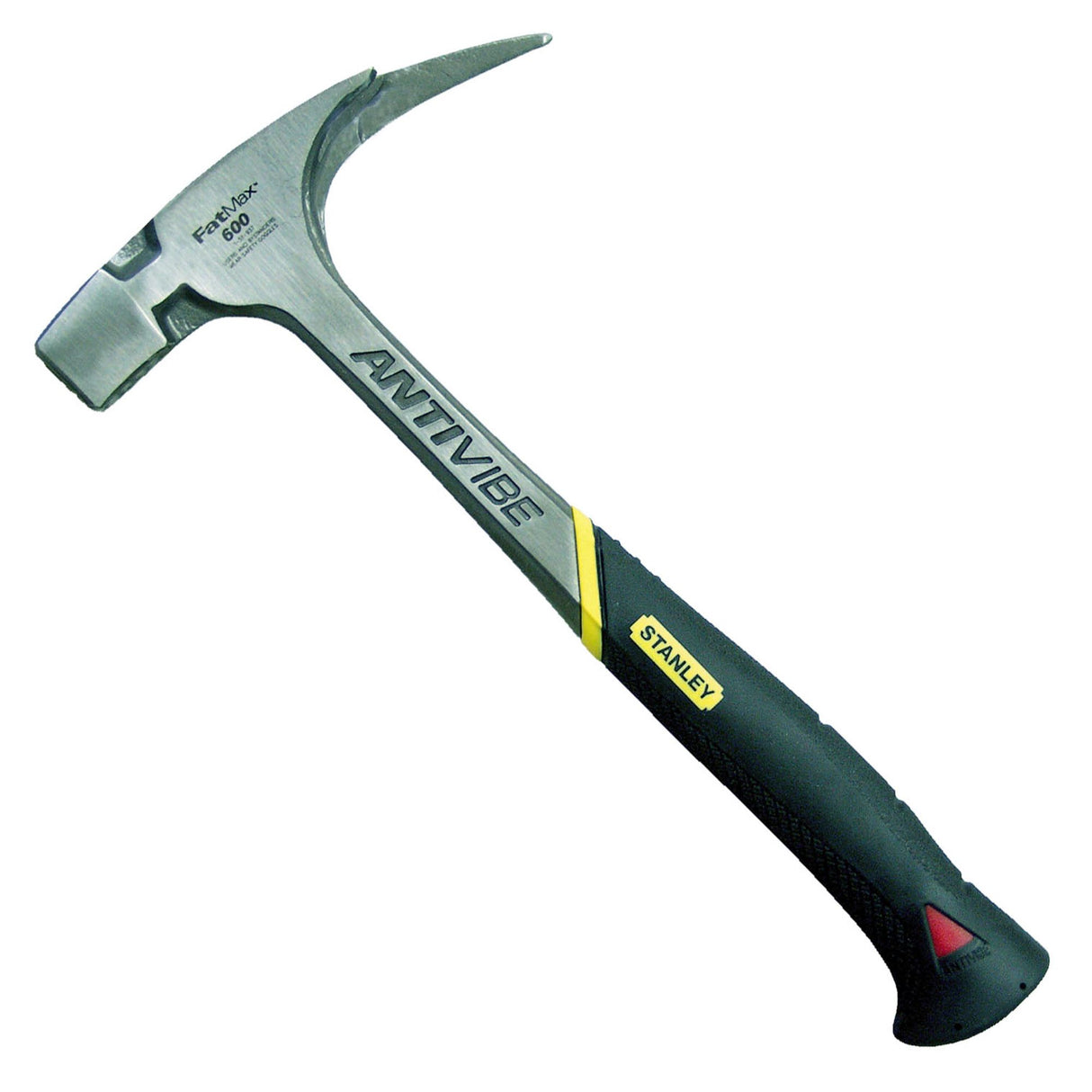 Marteau Stanley gris et noir, manche antivibration pour charpentier