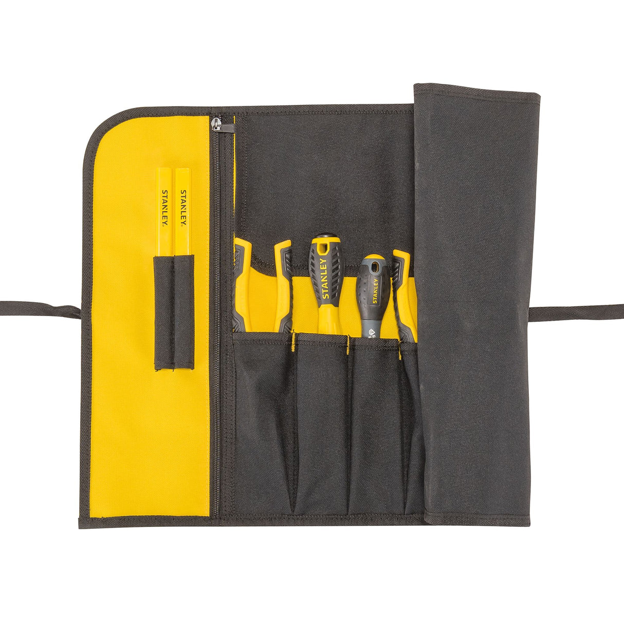 Trousse d'outils Stanley, tournevis, jaune et noir, accessoires de plomberie