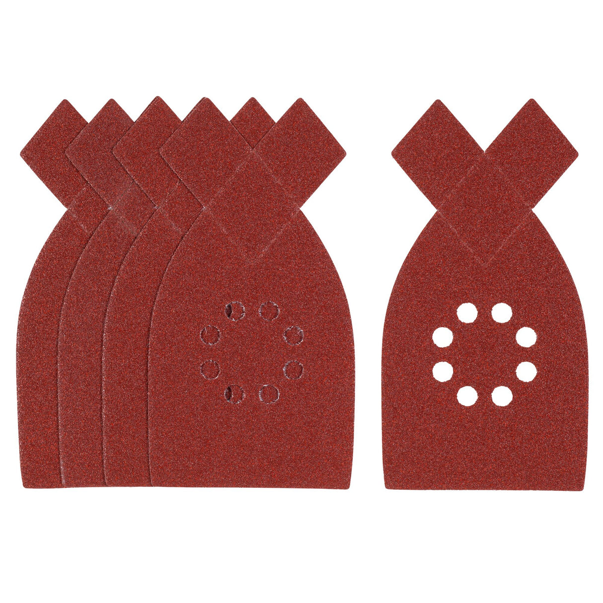 Abrasif de ponçage Facom, lot de feuilles rouges percées pour outil multifonction