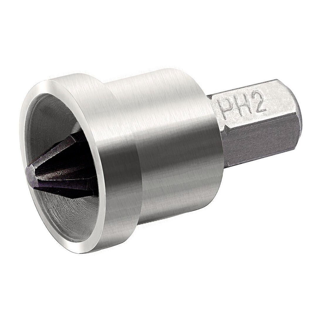 Embout tournevis Facom, type PH2, couleur argent et noir, pour vissage professionnel