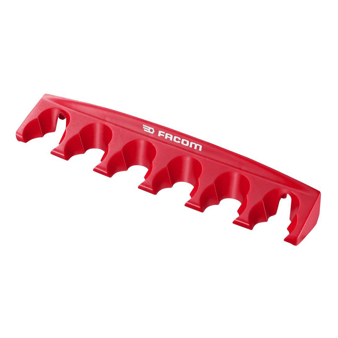 Râtelier porte-clés Facom en plastique rouge pour rangement d’outils