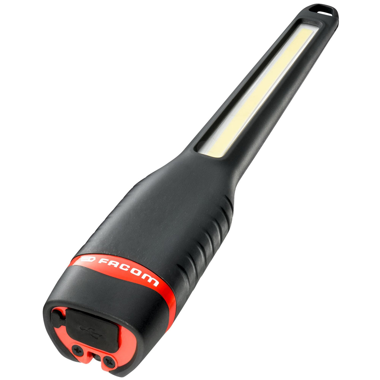 Lampe LED noire Facom, type baladeuse, outil portatif d'éclairage