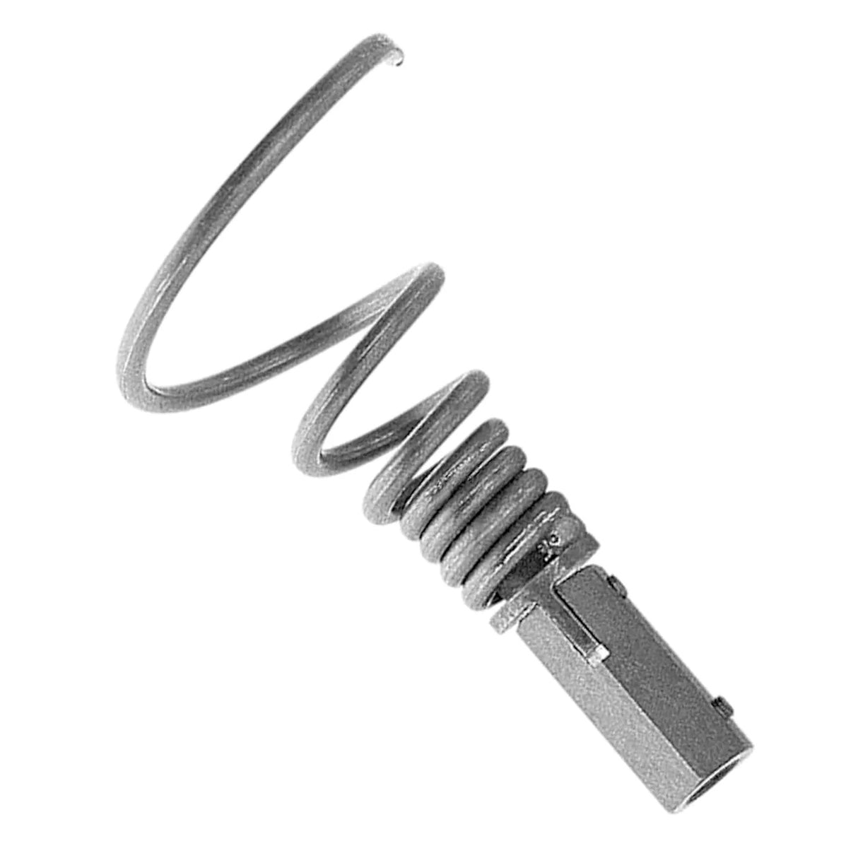 Ressort déboucheur Facom, pièce d’outillage gris pour plomberie, en métal.