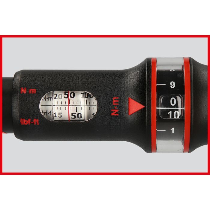 Clé dynamométrique ERGOTORQUE précision® 1/2'', 80-420 Nm