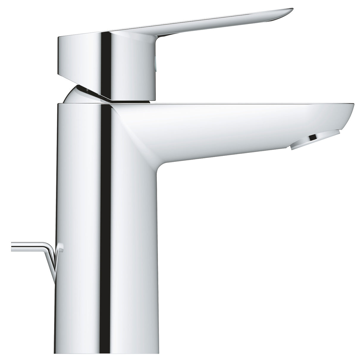 Robinet mitigeur Grohe, chromé, design moderne, pour lavabo salle de bain