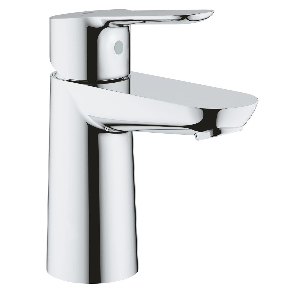 Mitigeur lavabo Grohe chromé, robinet moderne couleur argentée