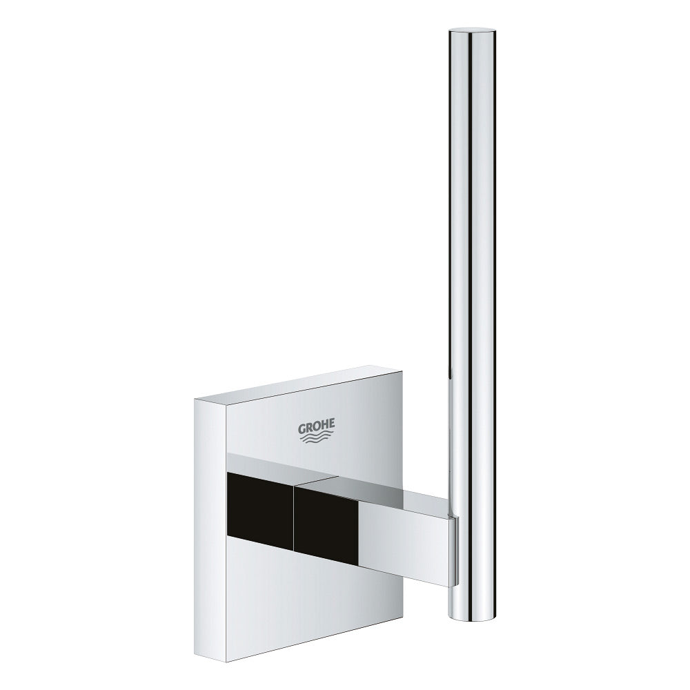 Porte-balai WC Grohe mural, accessoire sanitaire, finition chromée argentée