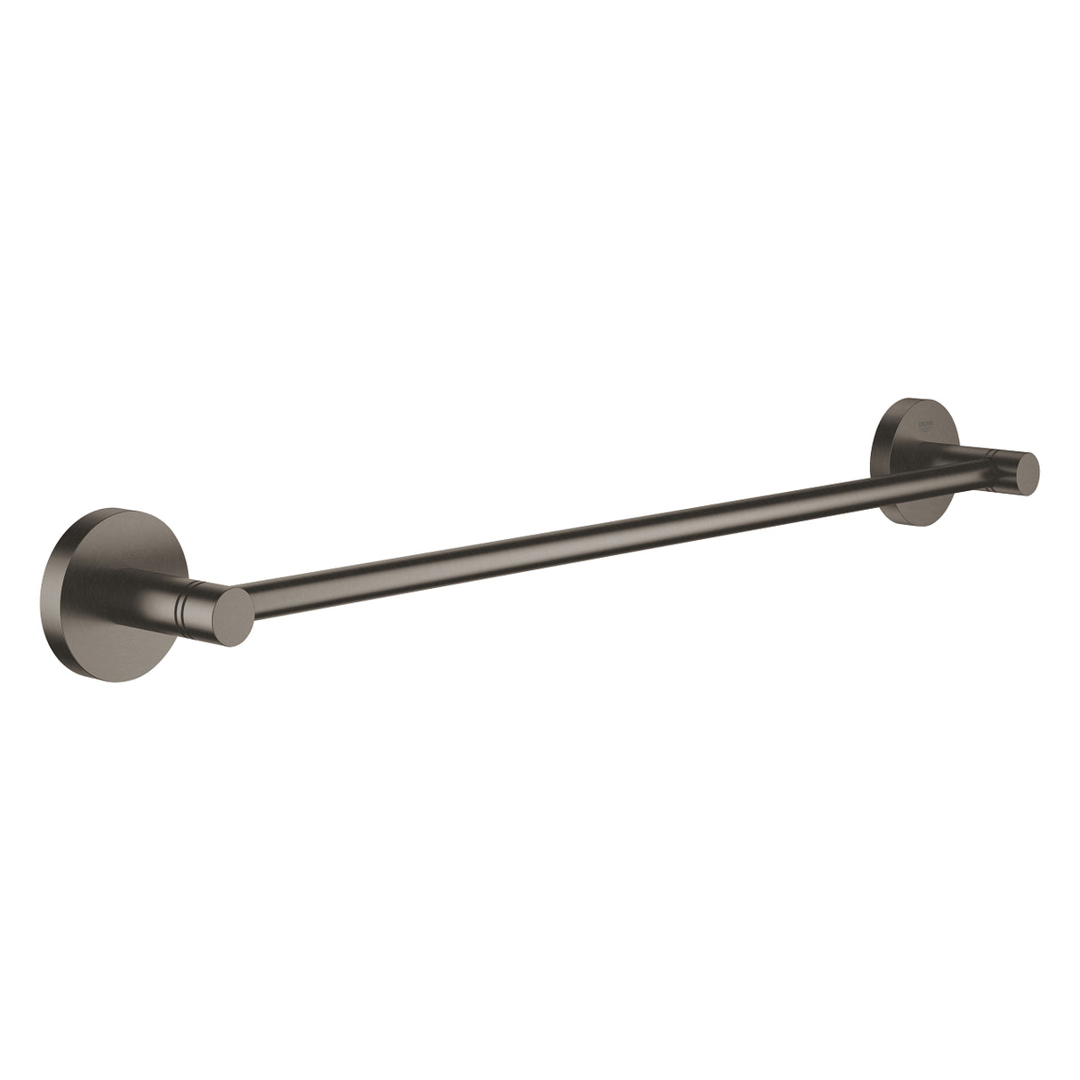 Barre porte-serviettes Grohe, accessoire salle de bain, finition noir mat