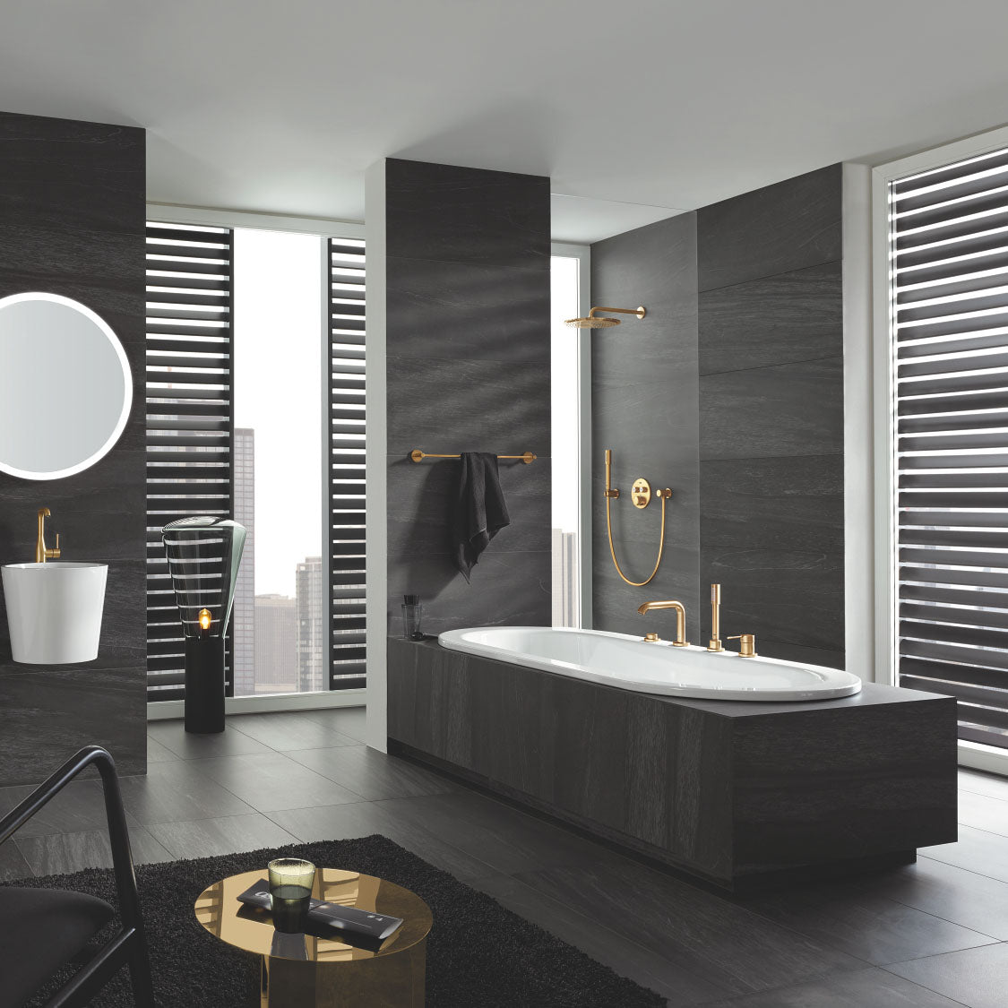 GROHE Douche de tête et bras 380mm 1 jet Rainshower Cosmopolitan 310