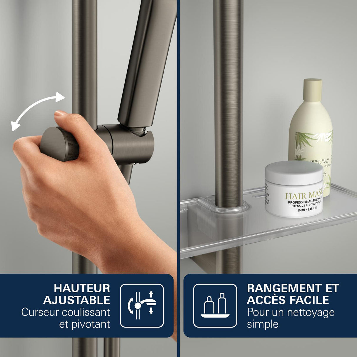 GROHE Ensemble de douche 3 jets Vitalio Joy+ 120