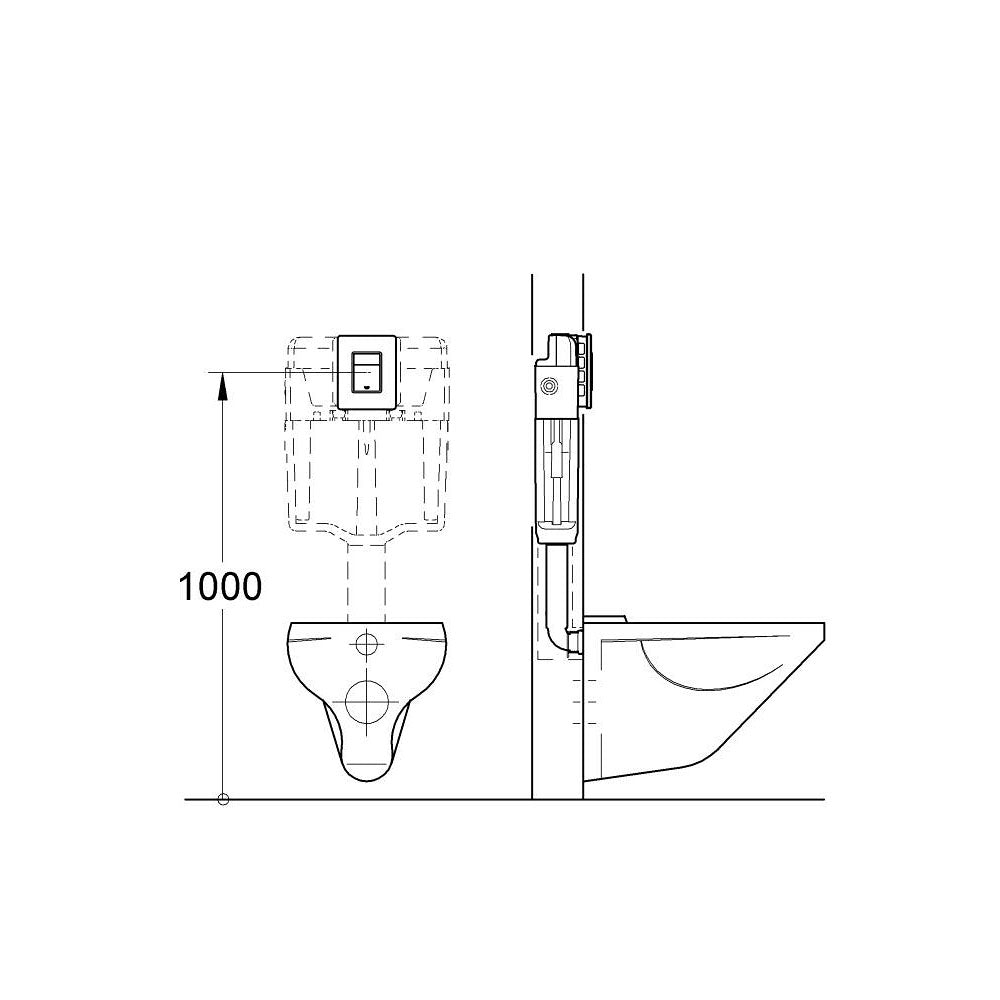 GROHE Plaque de commande Skate Cosmopolitan