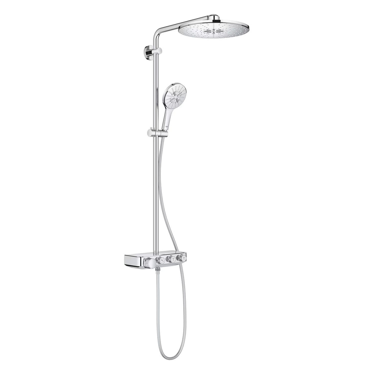 GROHE Colonne de douche Thermostatique SmartControl douche de tête 310 mm Xtra-Large 2 jets et douchette 3 jets - 1002797