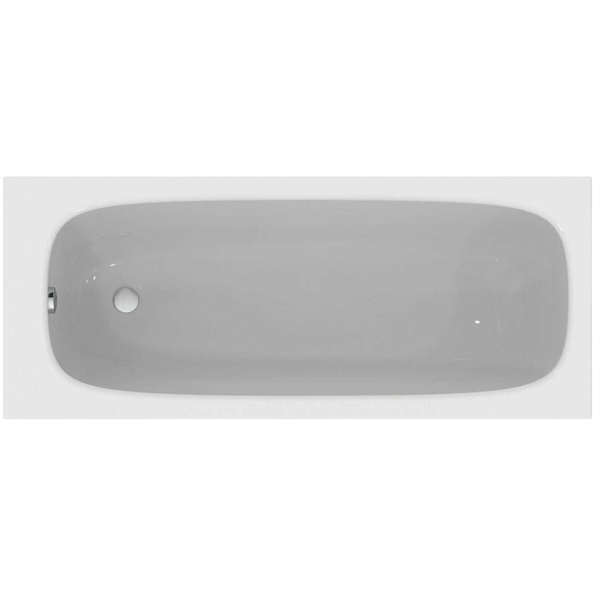 Baignoire rectangulaire 170x70 cm i.life acrylique blanche