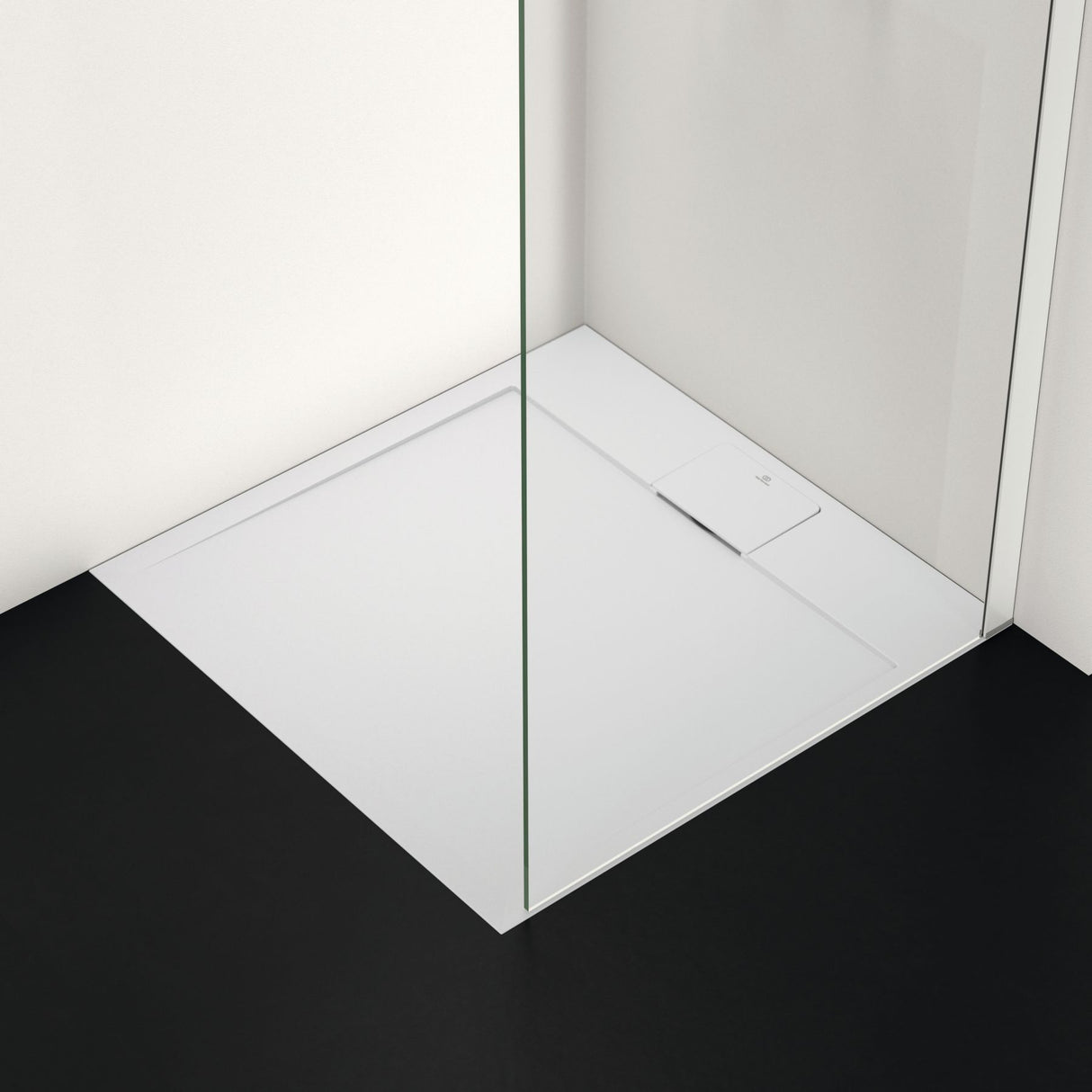 Receveur de douche résine UFS i.life UltraFlat S blanc