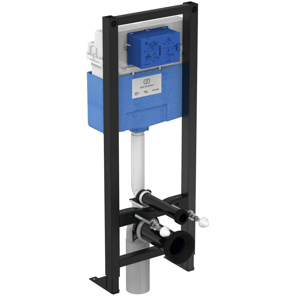 Bâti-support WC autoportant mécanique réservoir 120 mm NF