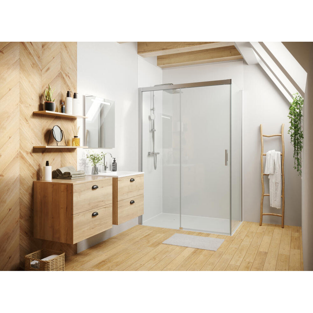 Panneau mural douche PREPANEL - Couleur Unie Blanc - Finition Mat