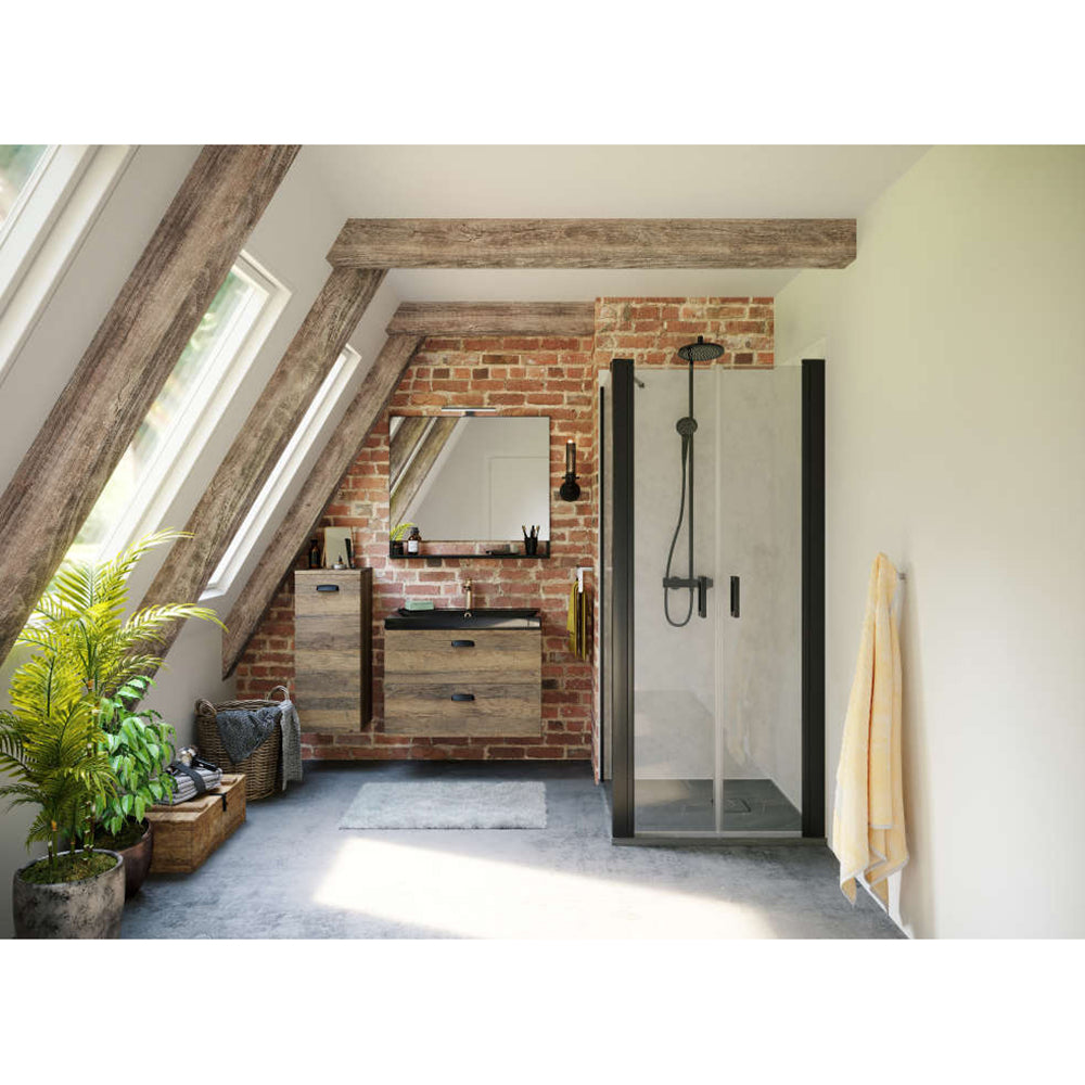 Panneau mural douche PREPANEL - Décor Marbre Blanc - Finition Mat