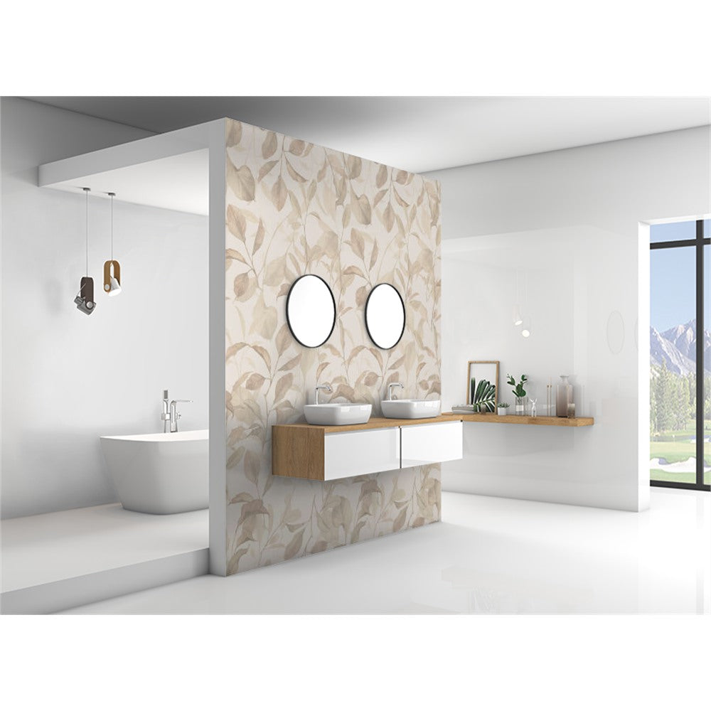 Panneau mural douche VIPANEL - Flore réinvente automne leaf - Finition velvet