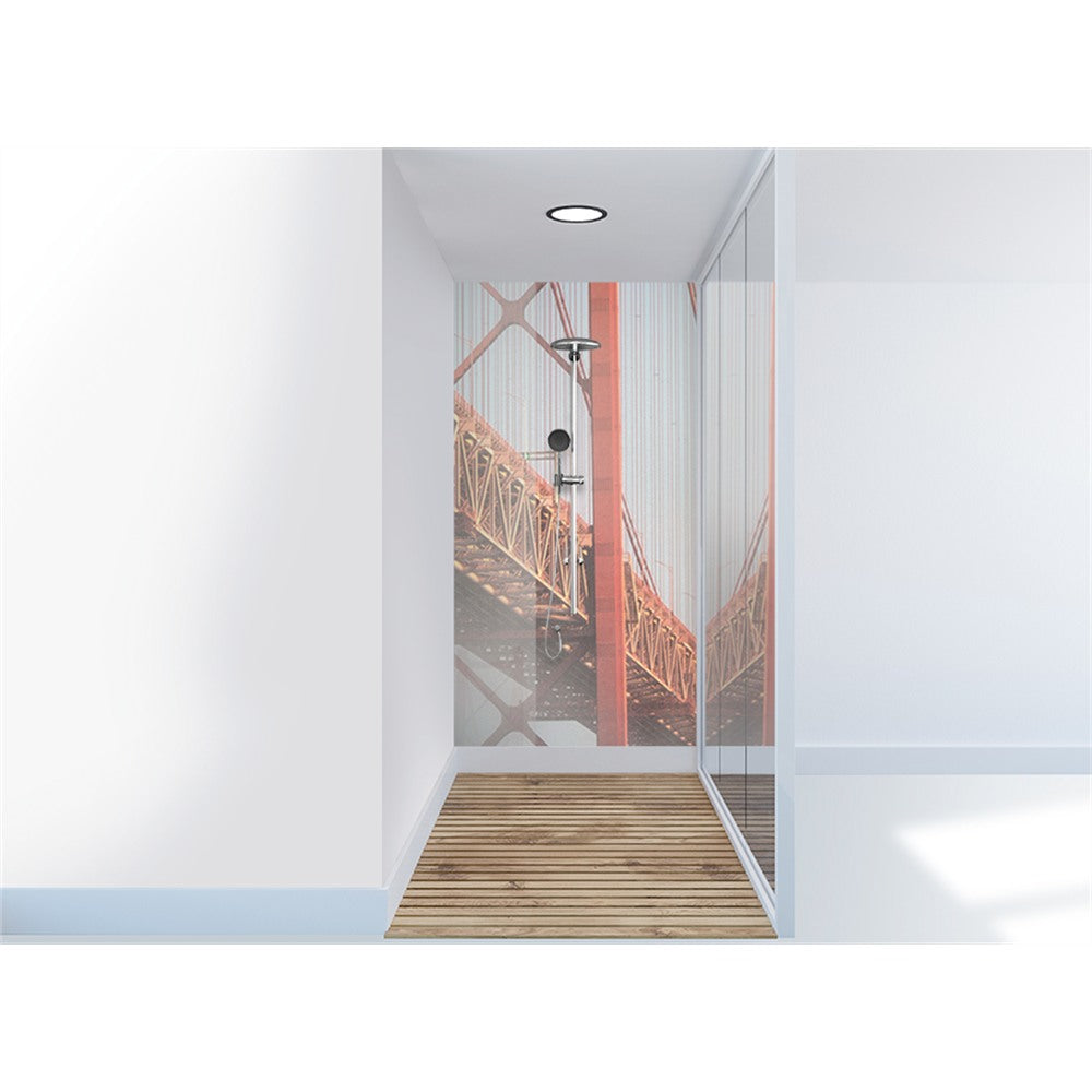 Panneau mural douche VIPANEL - Paysage urbain Pont 25 Avril - Finition brillant
