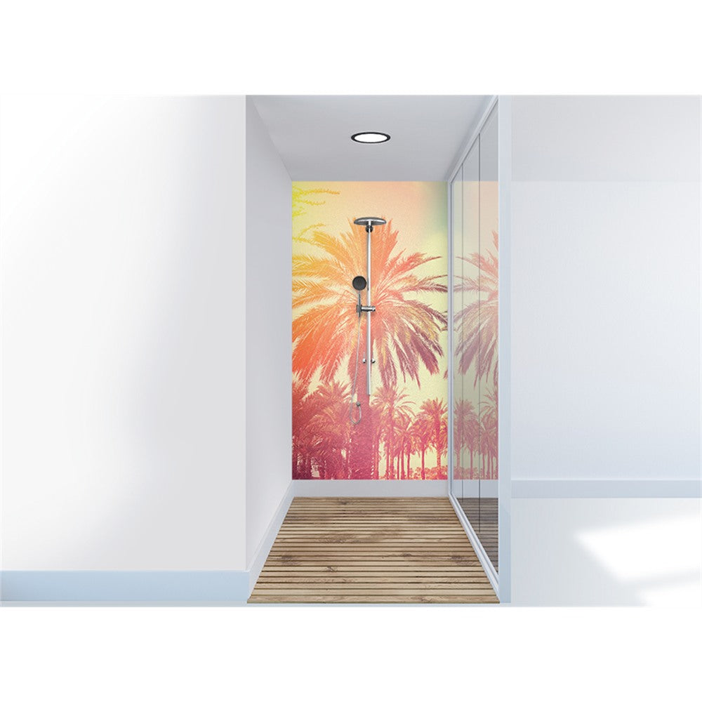 Panneau mural douche VIPANEL - Inspiration nature Palmier - Finition brillant