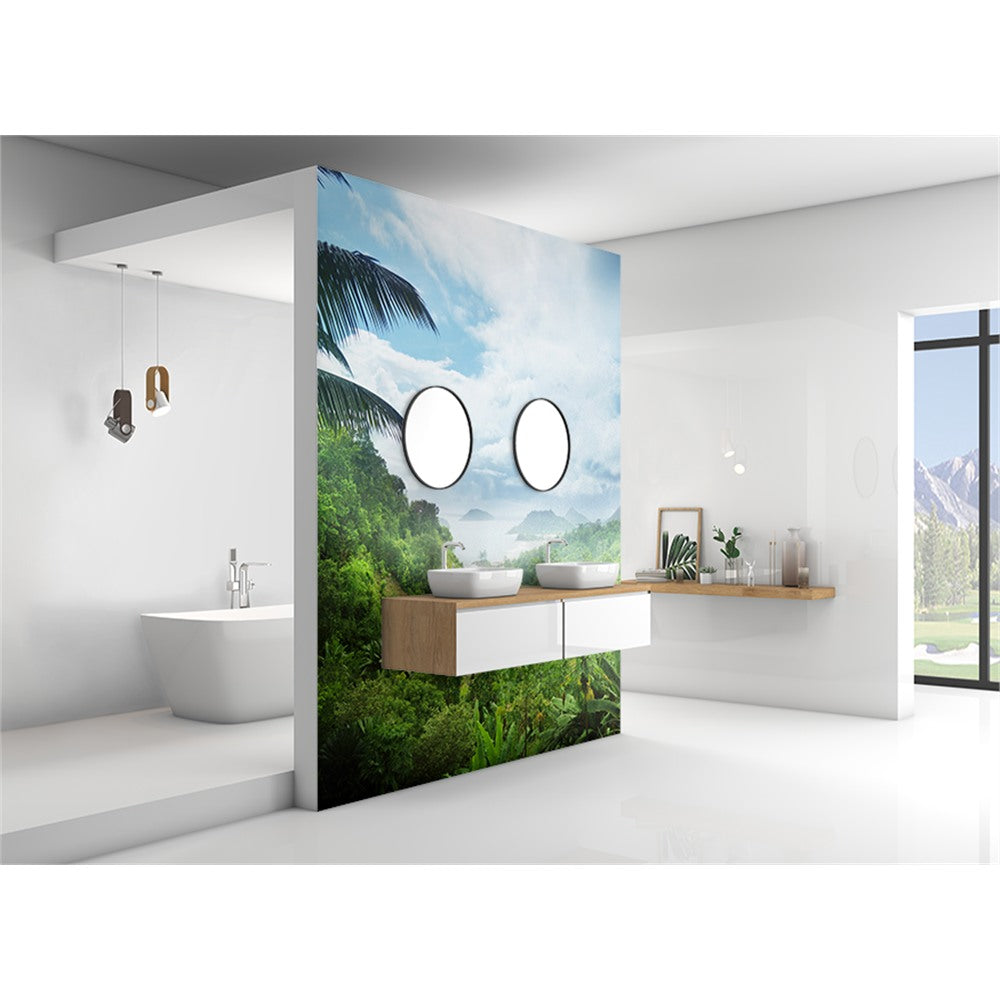 Panneau mural douche VIPANEL - Inspiration nature Forêt trop - Finition brillant