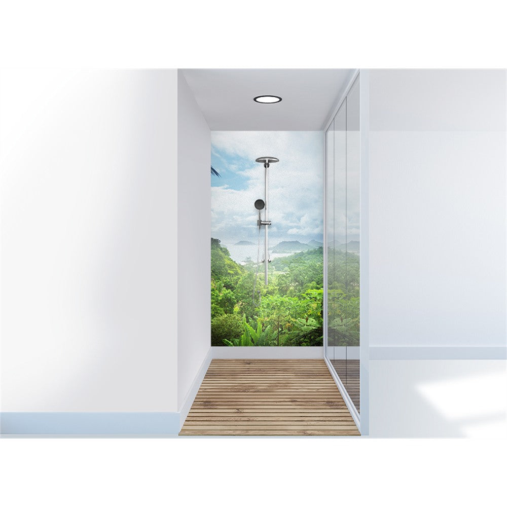 Panneau mural douche VIPANEL - Inspiration nature Forêt trop - Finition brillant