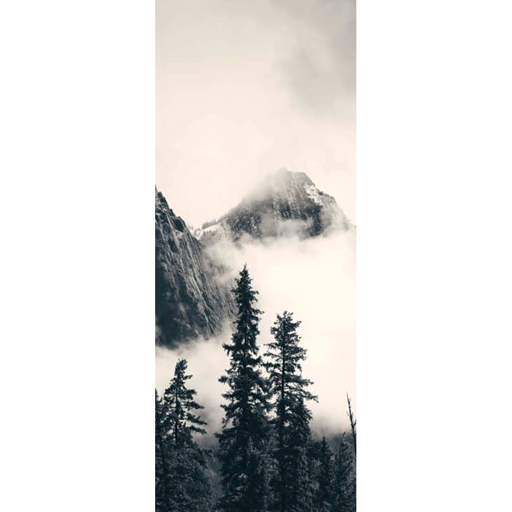 Panneau mural douche VIPANEL - Inspiration nature Montagne Brumeuse - Finition brillant
