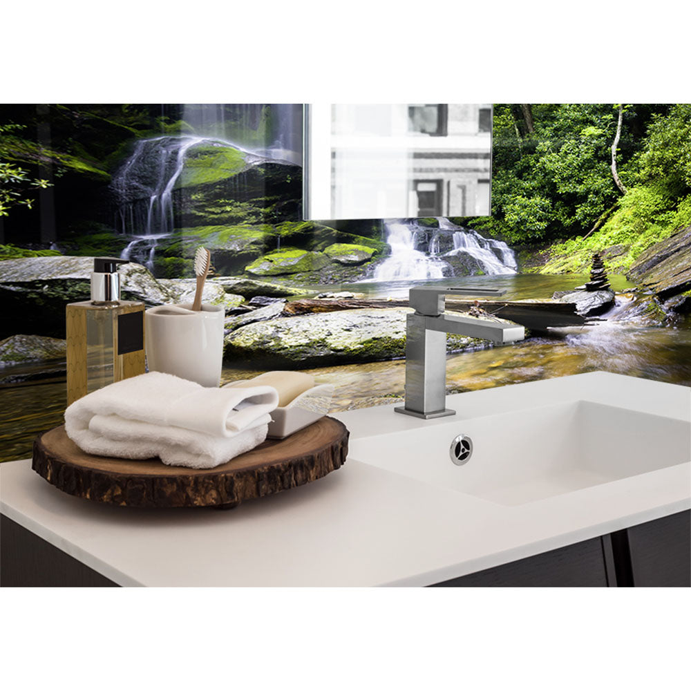Panneau mural douche VIPANEL - Inspiration nature chute eau 5 - Finition brillant