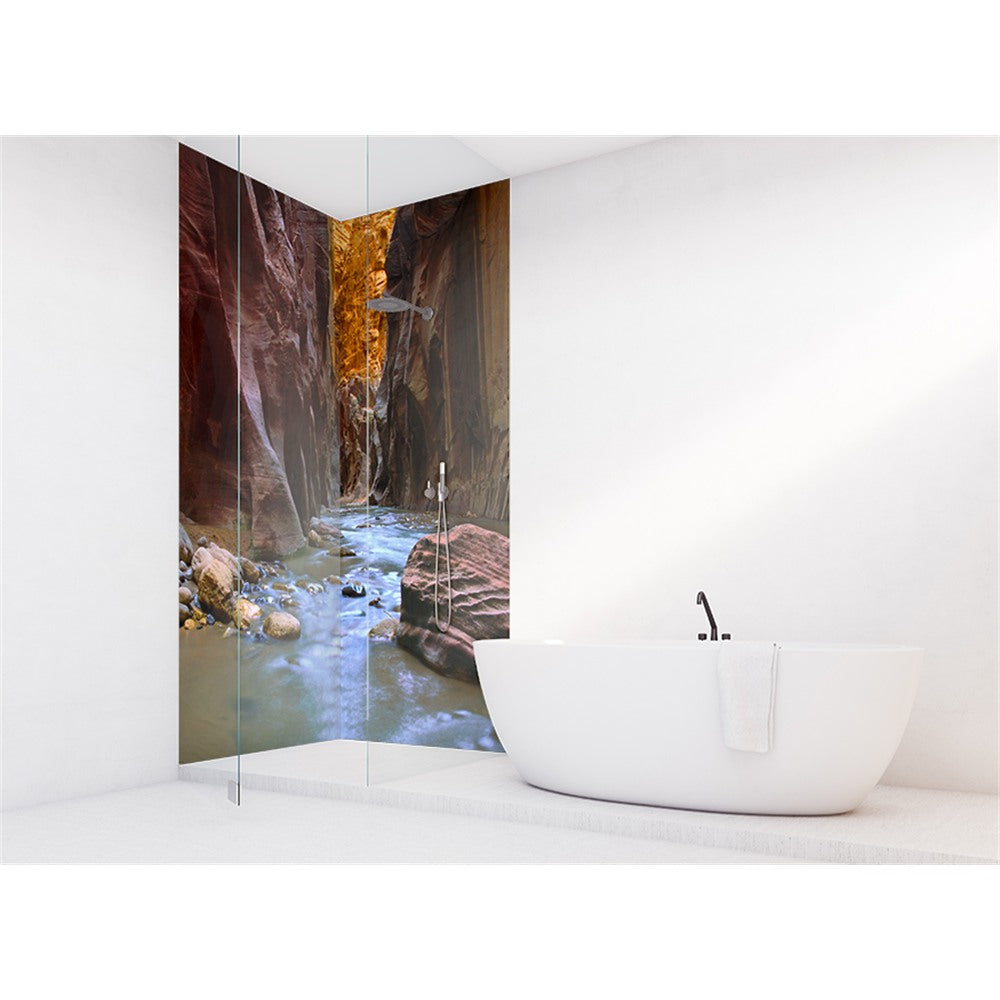 Panneau mural douche VIPANEL - Inspiration nature Arizona - Finition brillant