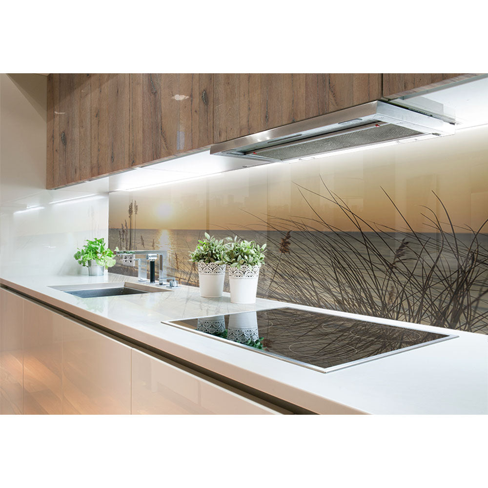 Panneau mural douche VIPANEL - Inspiration nature Lever Soleil - Finition brillant