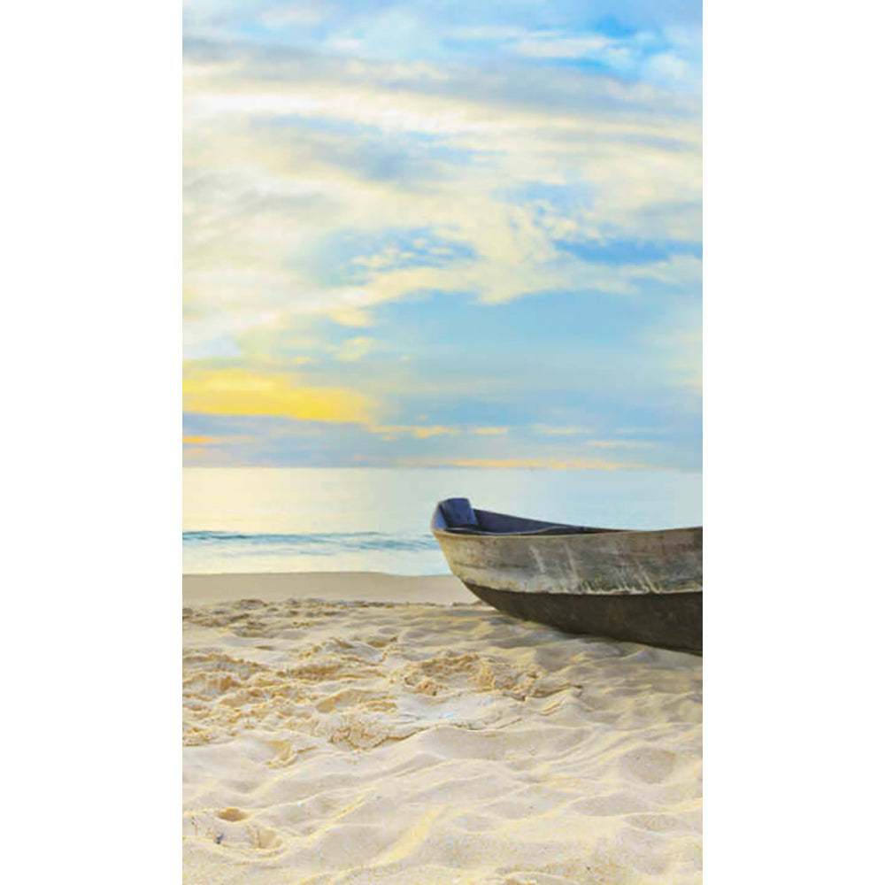 Panneau mural douche VIPANEL - Inspiration nature Bateau de pêcheur - Finition brillant