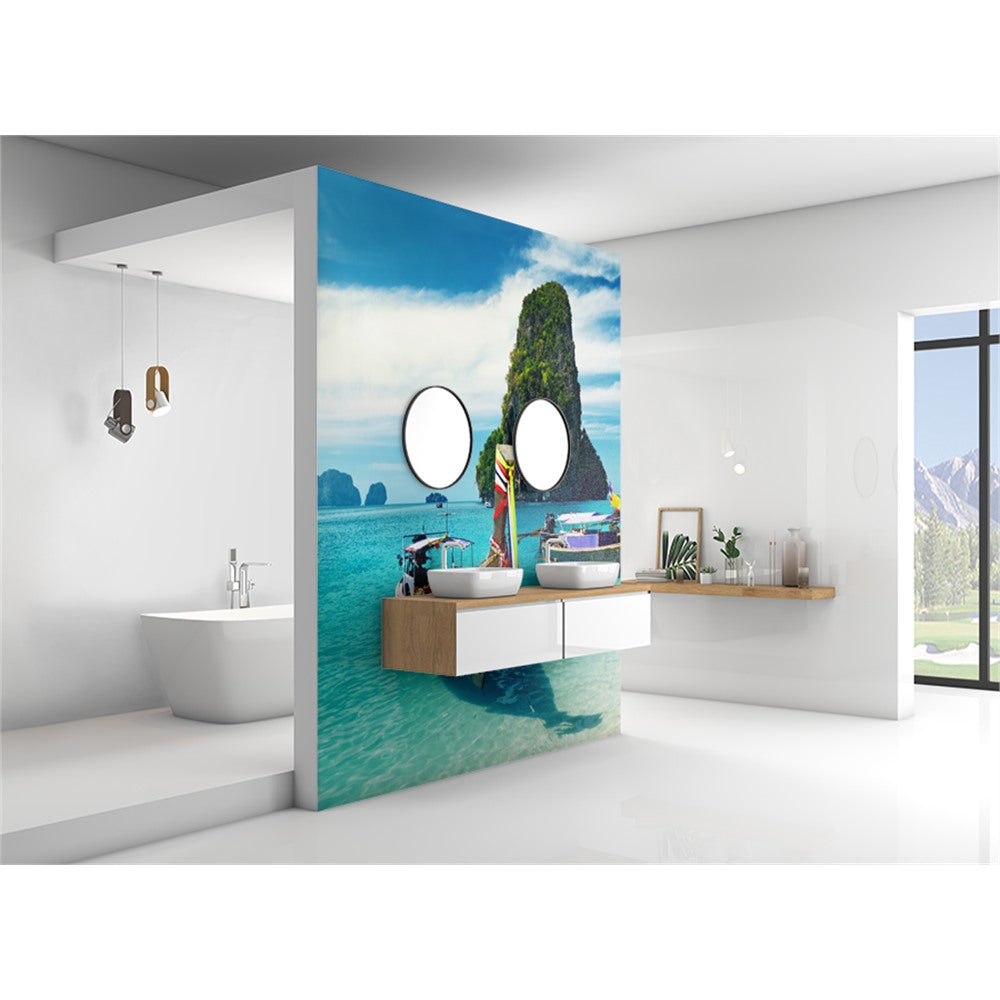 Panneau mural douche VIPANEL - Inspiration nature Thaïlande - Finition brillant
