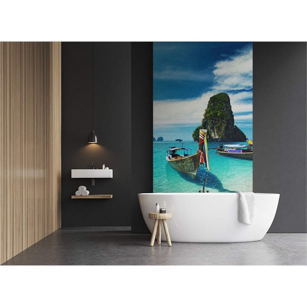 Panneau mural douche VIPANEL - Inspiration nature Thaïlande - Finition brillant