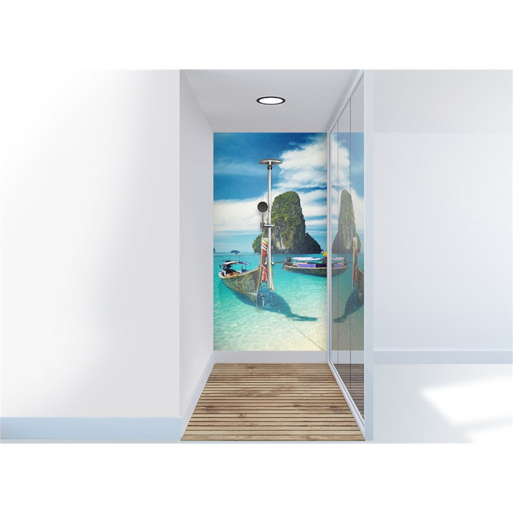 Panneau mural douche VIPANEL - Inspiration nature Thaïlande - Finition brillant