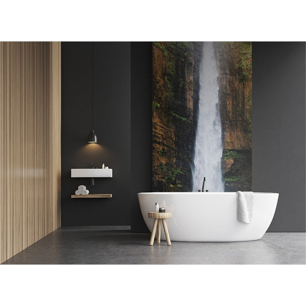 Panneau mural douche VIPANEL - Inspiration nature Chutes de Java - Finition brillant
