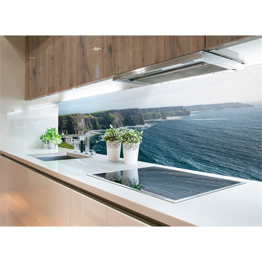 Panneau mural douche VIPANEL - Inspiration nature Falaises de Moher - Finition brillant